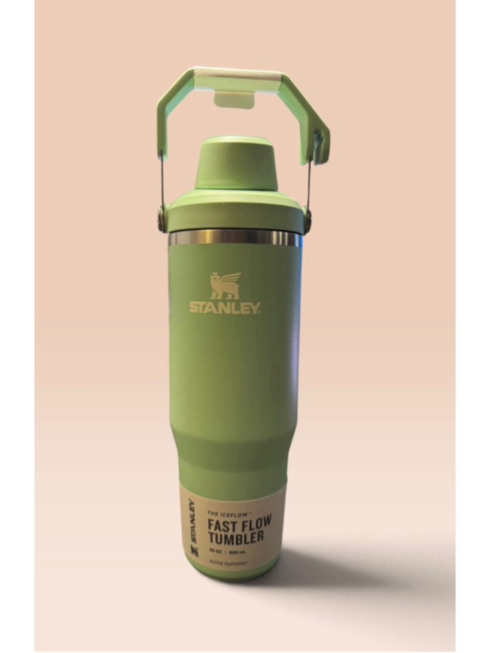 Stanley The IceFlow Fast Flow Tumbler Green Water Bottle 30 oz / 890 mL - Picture 7 of 7